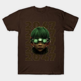 cute futuristic zombie boy T-Shirt